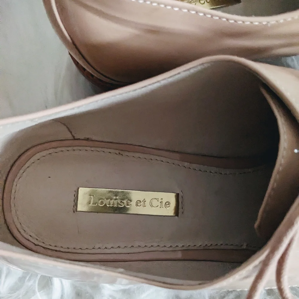 Louis Et Cie Oxford Loafer Shoes Patent Leather Pink 9